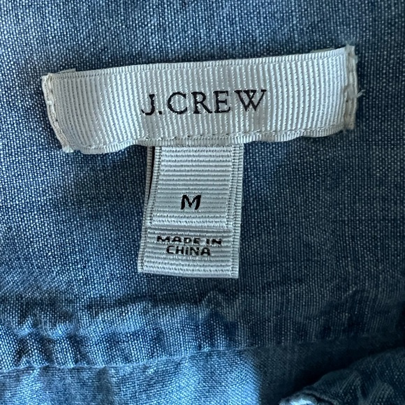 J. Crew Chambray denim button-down shirt M - Picture 6 of 6